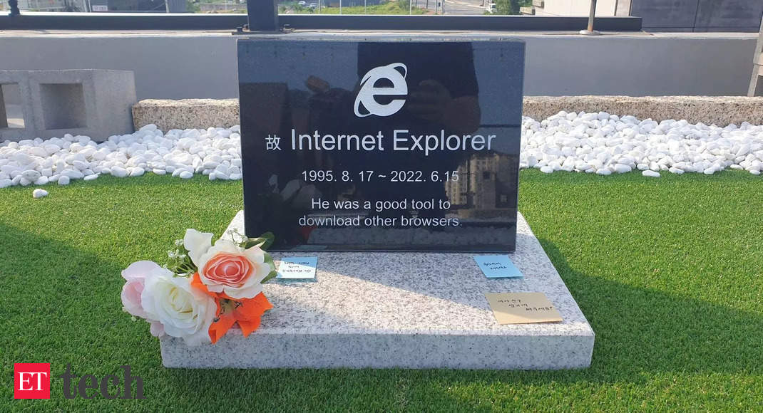 Kỹ sư phần mềm Hàn Quốc dựng ‘bia tưởng niệm’ Internet Explorer Internet Explorer