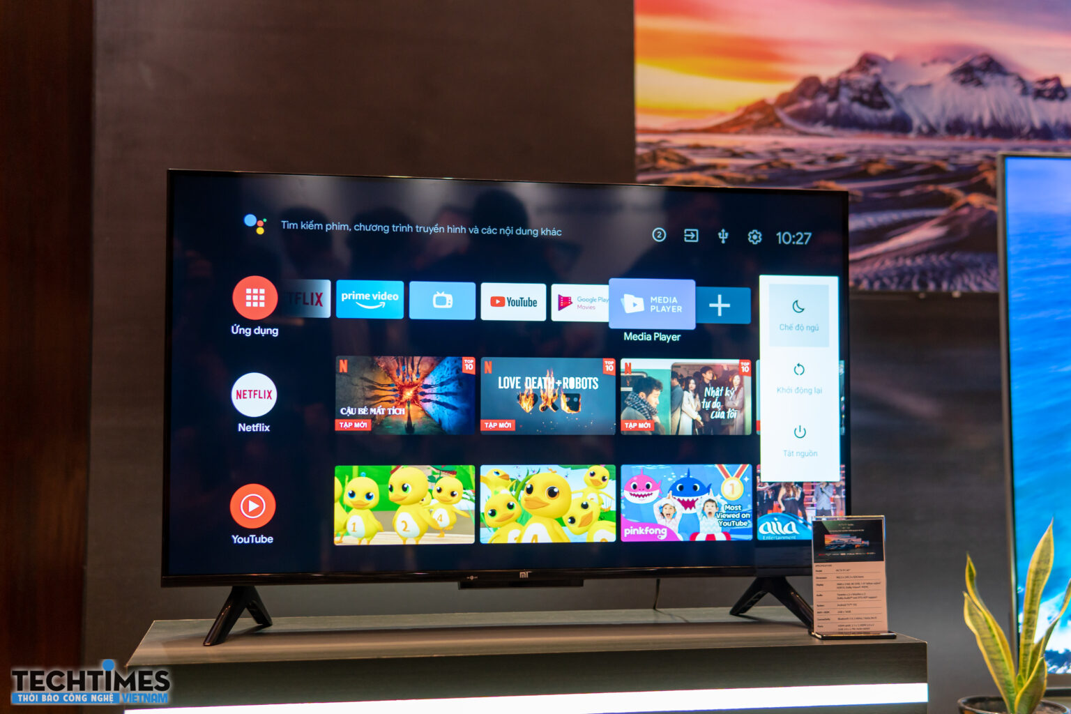 Trên tay nhanh Xiaomi Mi TV P1 vừa ra mắt