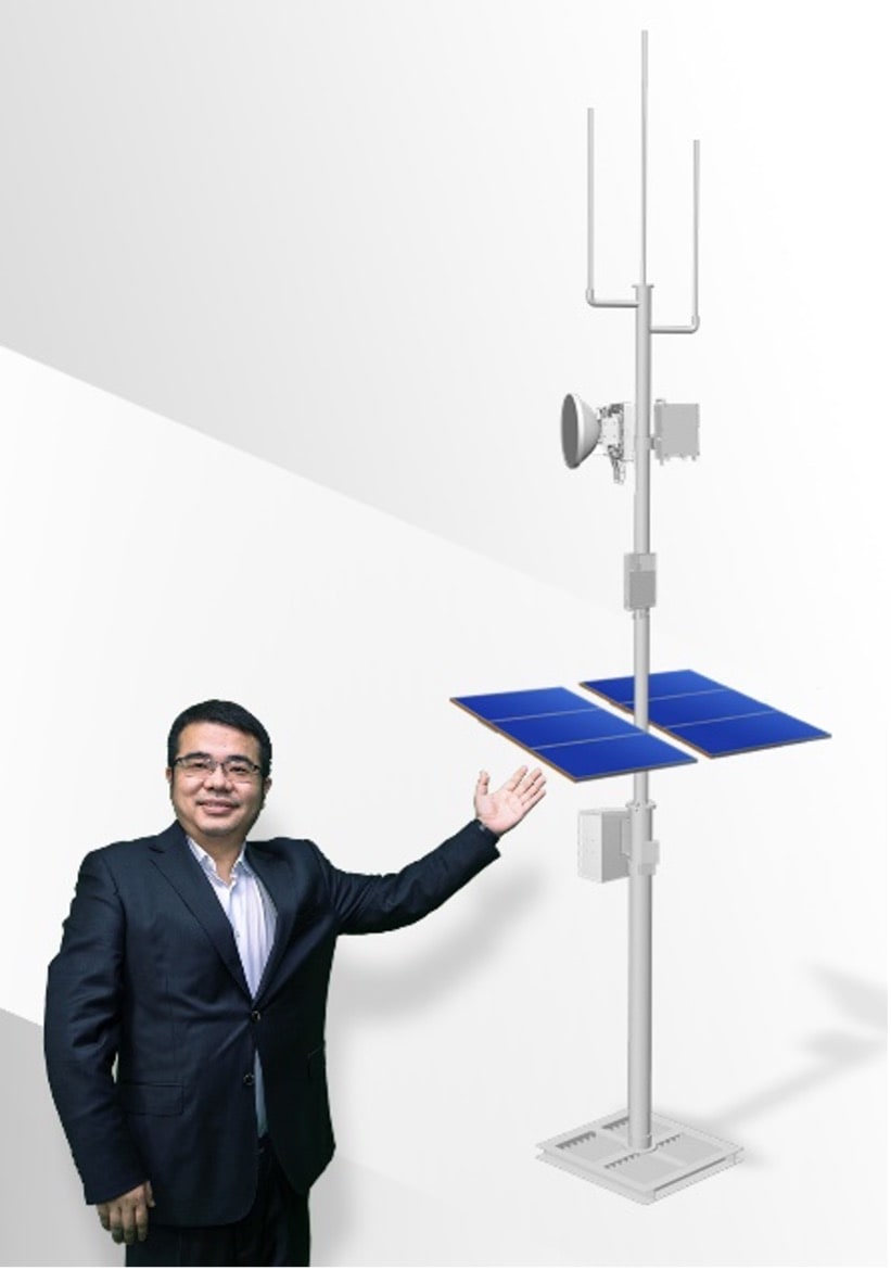 Ông aaron jiang, chủ tịch dòng sản phẩm singleran, giới thiệu giải pháp rurallink tại mbbf2022