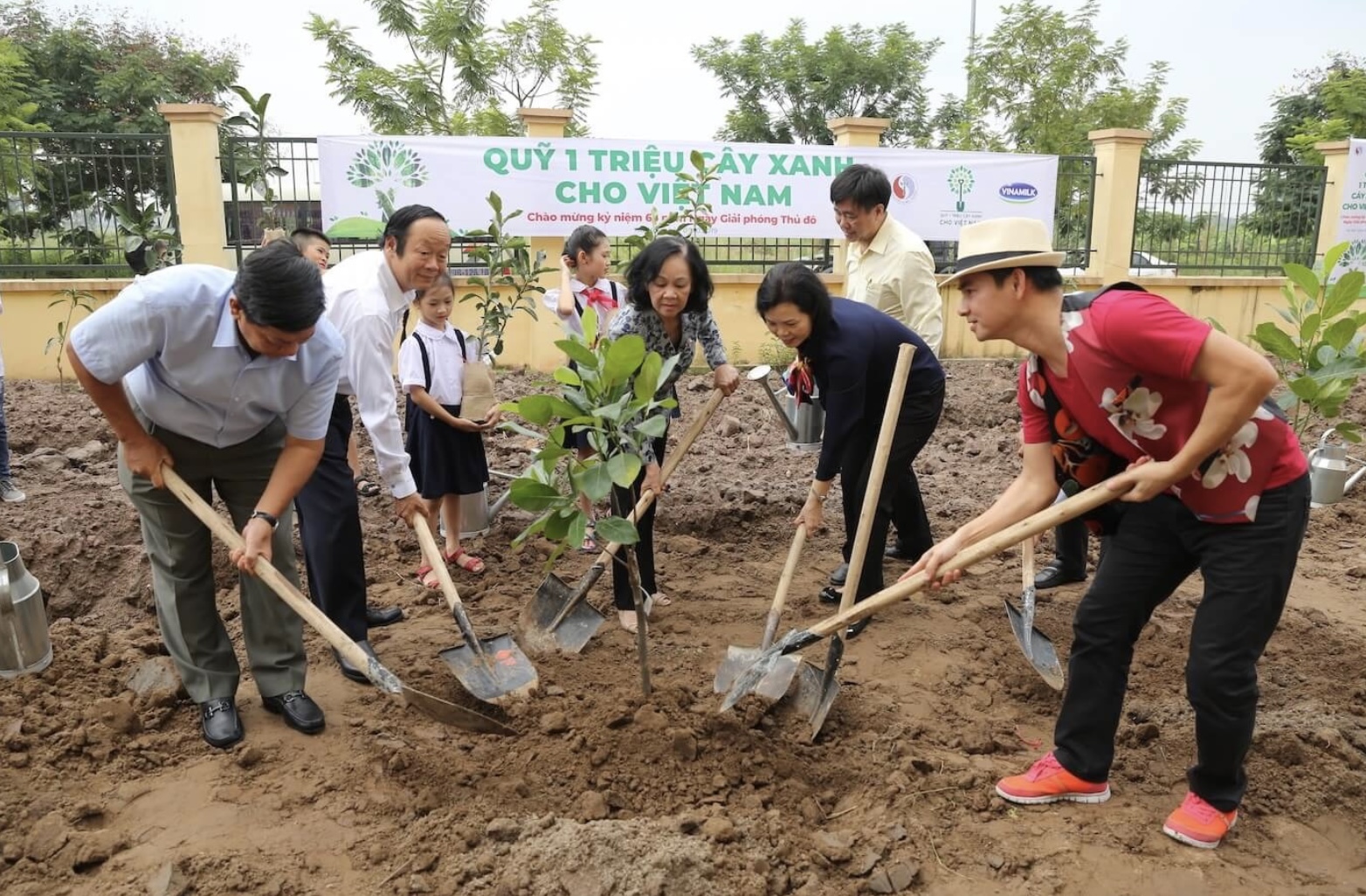 Trong hành trình lan tỏa sắc xanh, Vinamilk từng rất thành công với Quỹ 1 triệu cây xanh cho Việt Nam