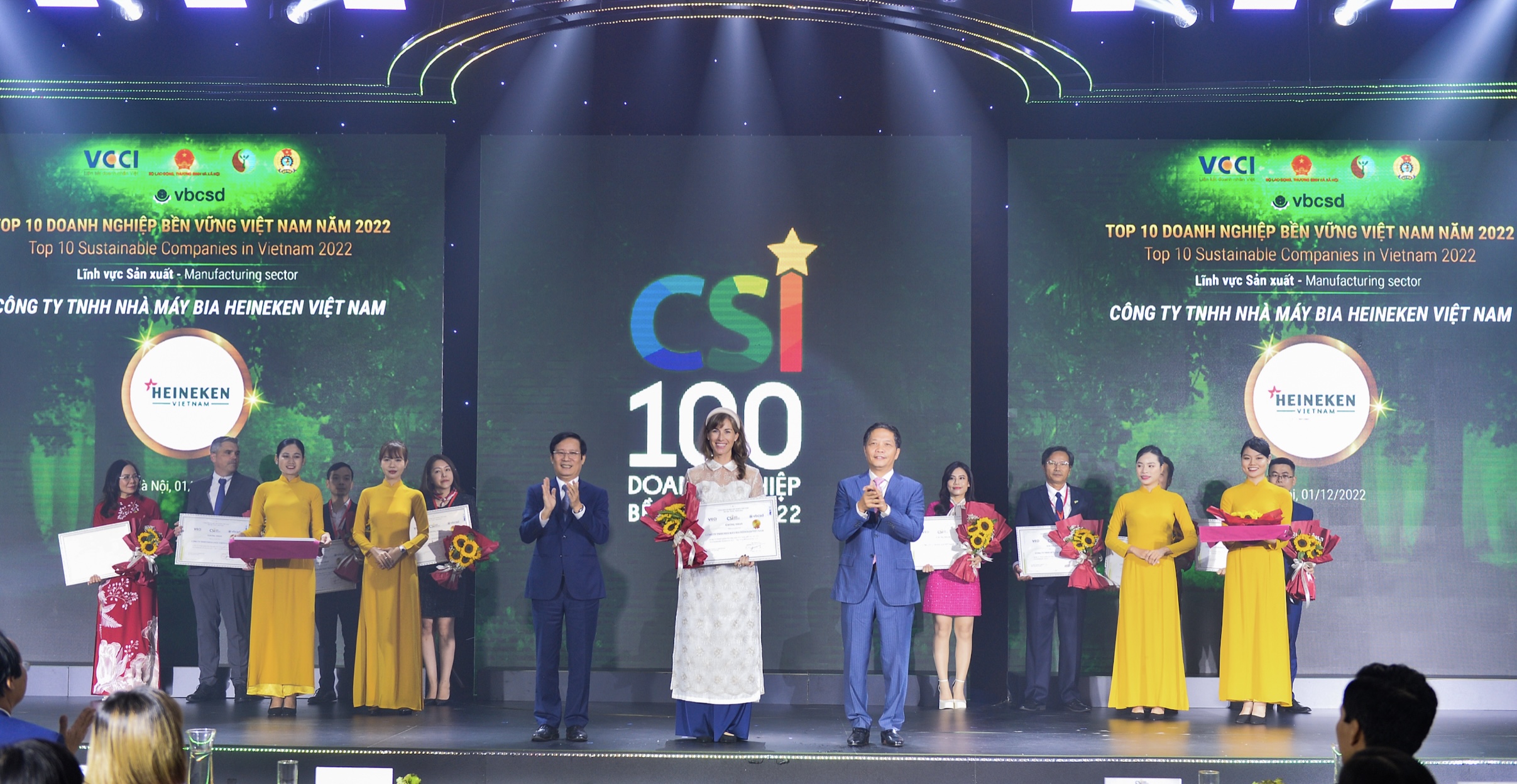 CSI 2022: HEINEKEN Việt Nam lọt top 2 doanh nghiệp bền vững