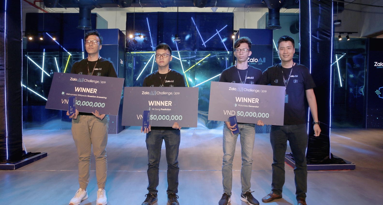 Các quán quân Zalo AI Challenge sẽ được trao giải trong sự kiện Zalo AI Summit 