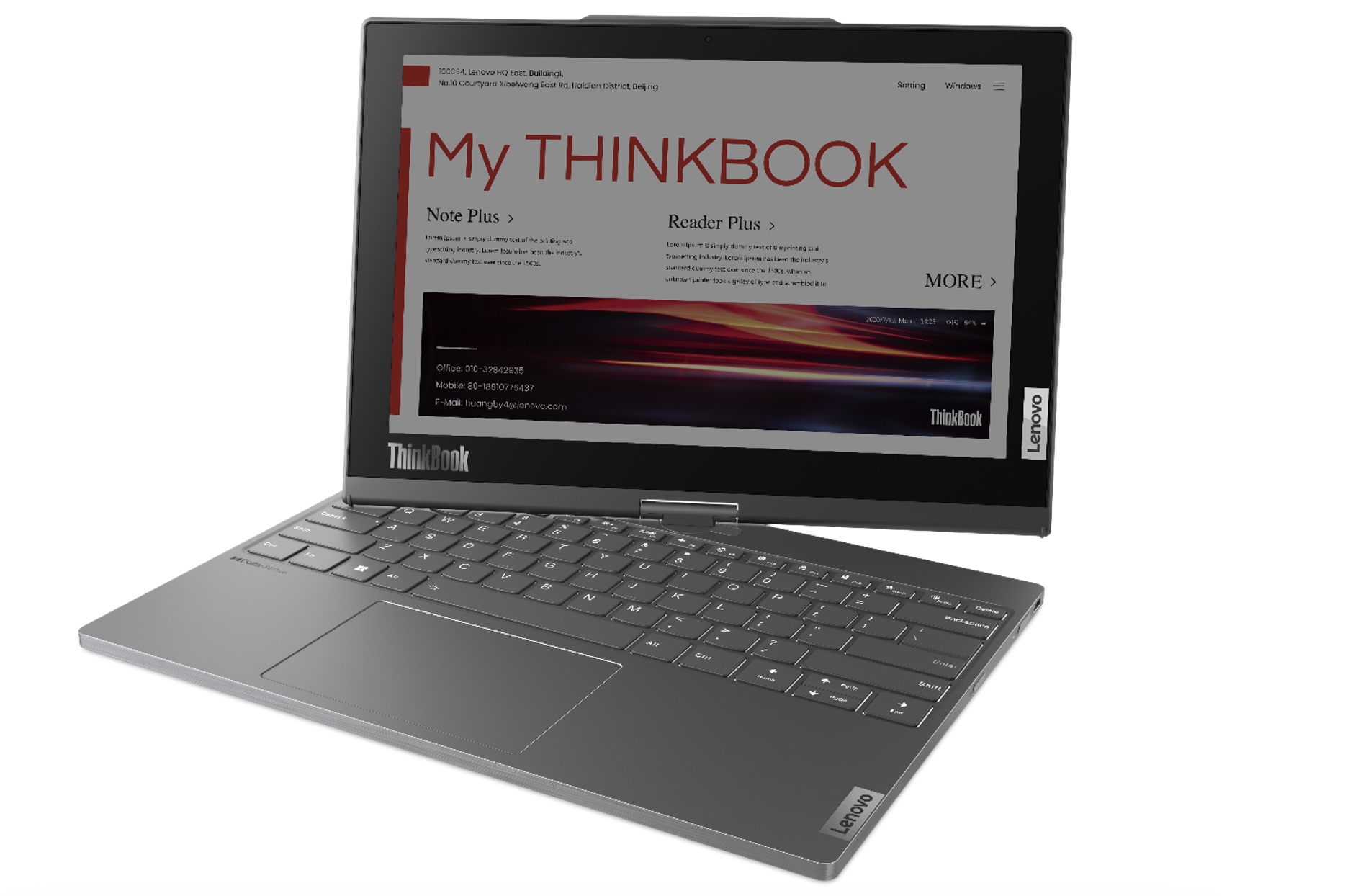 CES 2023: Lenovo ra mắt ThinkBook Plus mới với màn hình xoay đầy sáng tạo