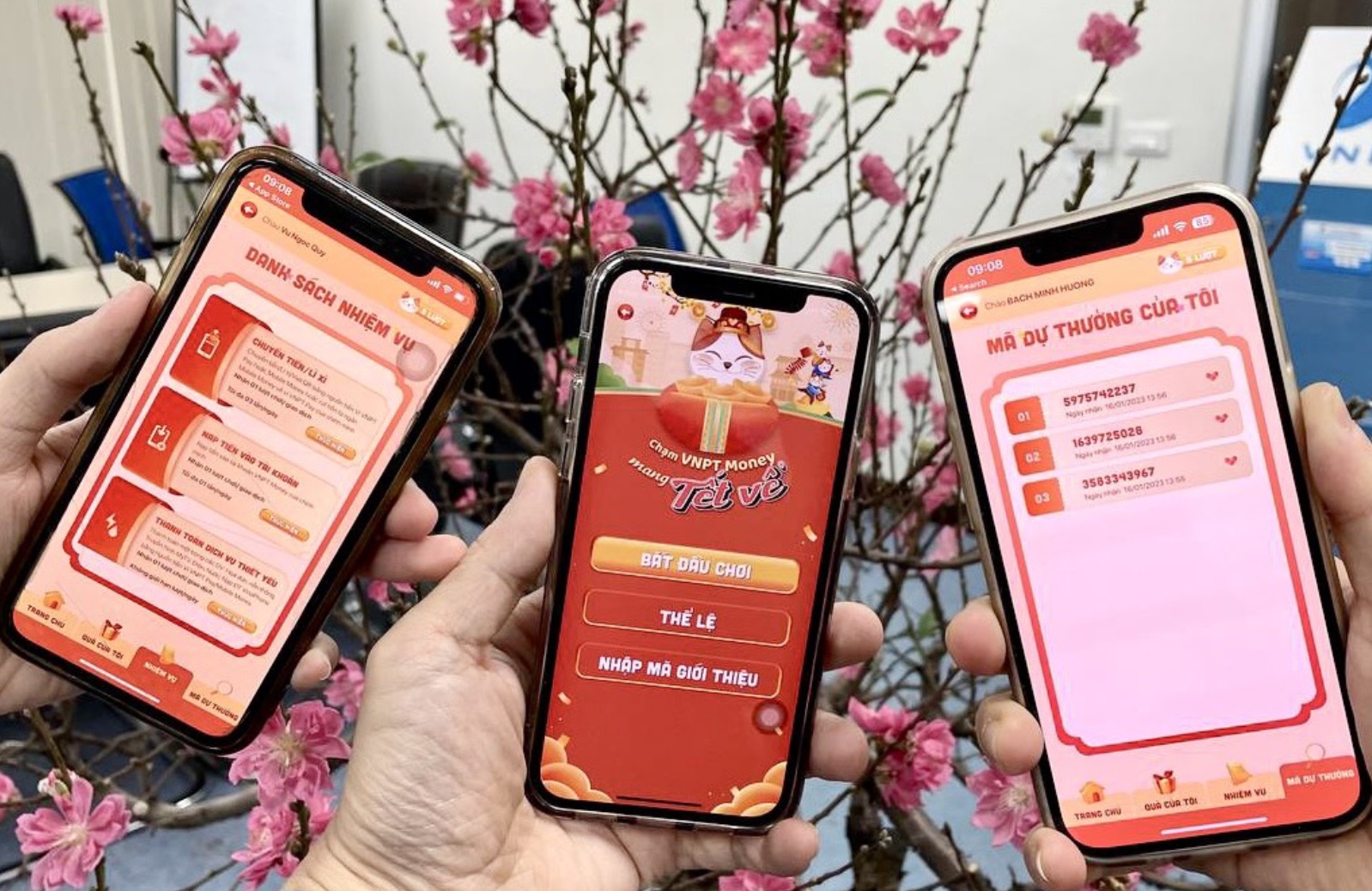 Chạm VNPT Money mang Tết về - Chạm để rinh ngay với tổng giải thưởng tới 1,5 tỷ đồng