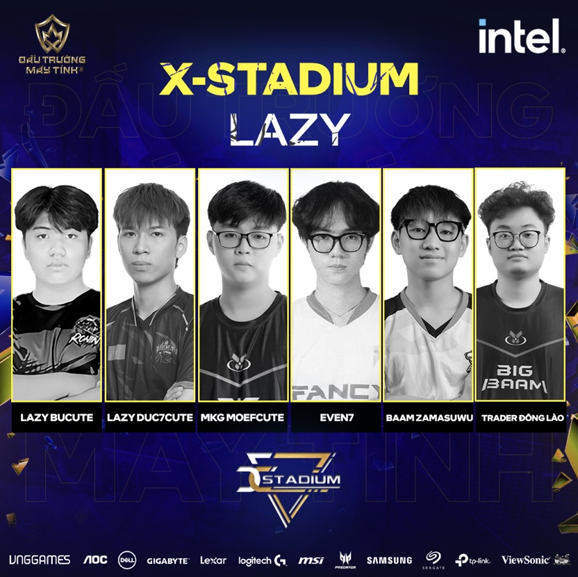 Đội hình thi đấu của X-Stadium Lazy tại trận chung kết