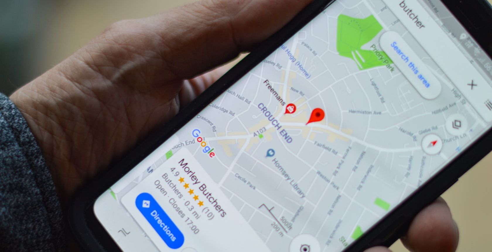 Google Maps trên điện thoại