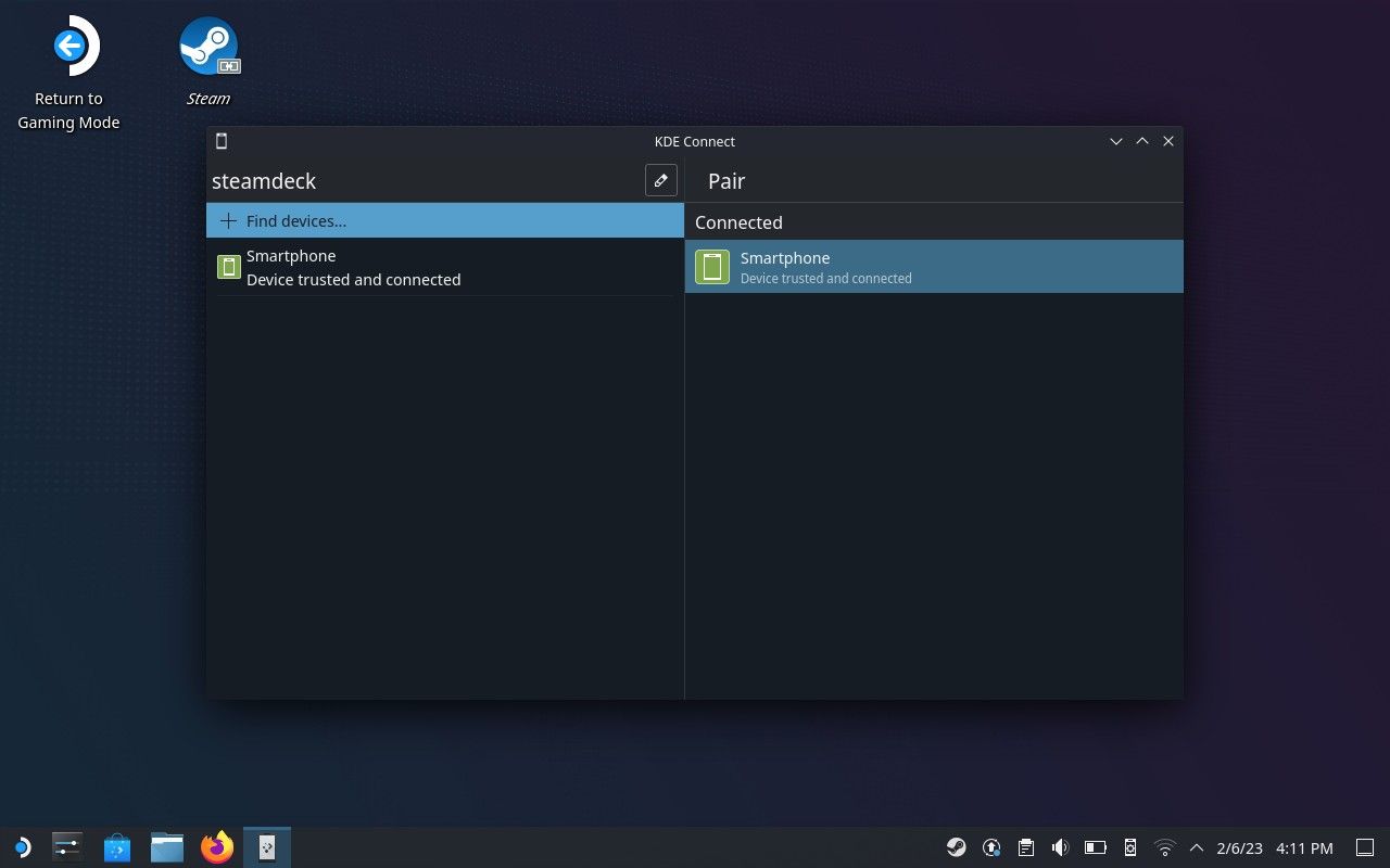 Tìm thiết bị bằng KDE Connect