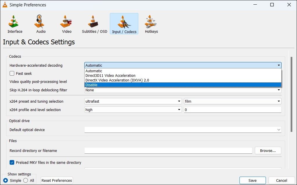 Cách khắc phục độ trễ video trong VLC Media Player trên Windows TechTimes Vietnam Vô hiệu hóa tăng tốc phần cứng trong VLC