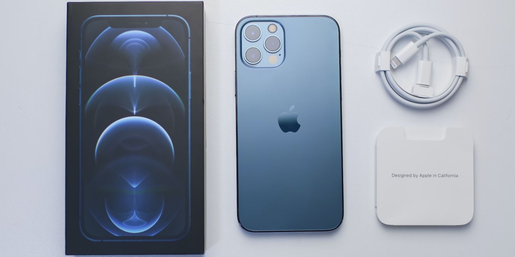 iPhone 12 Pro with accessories