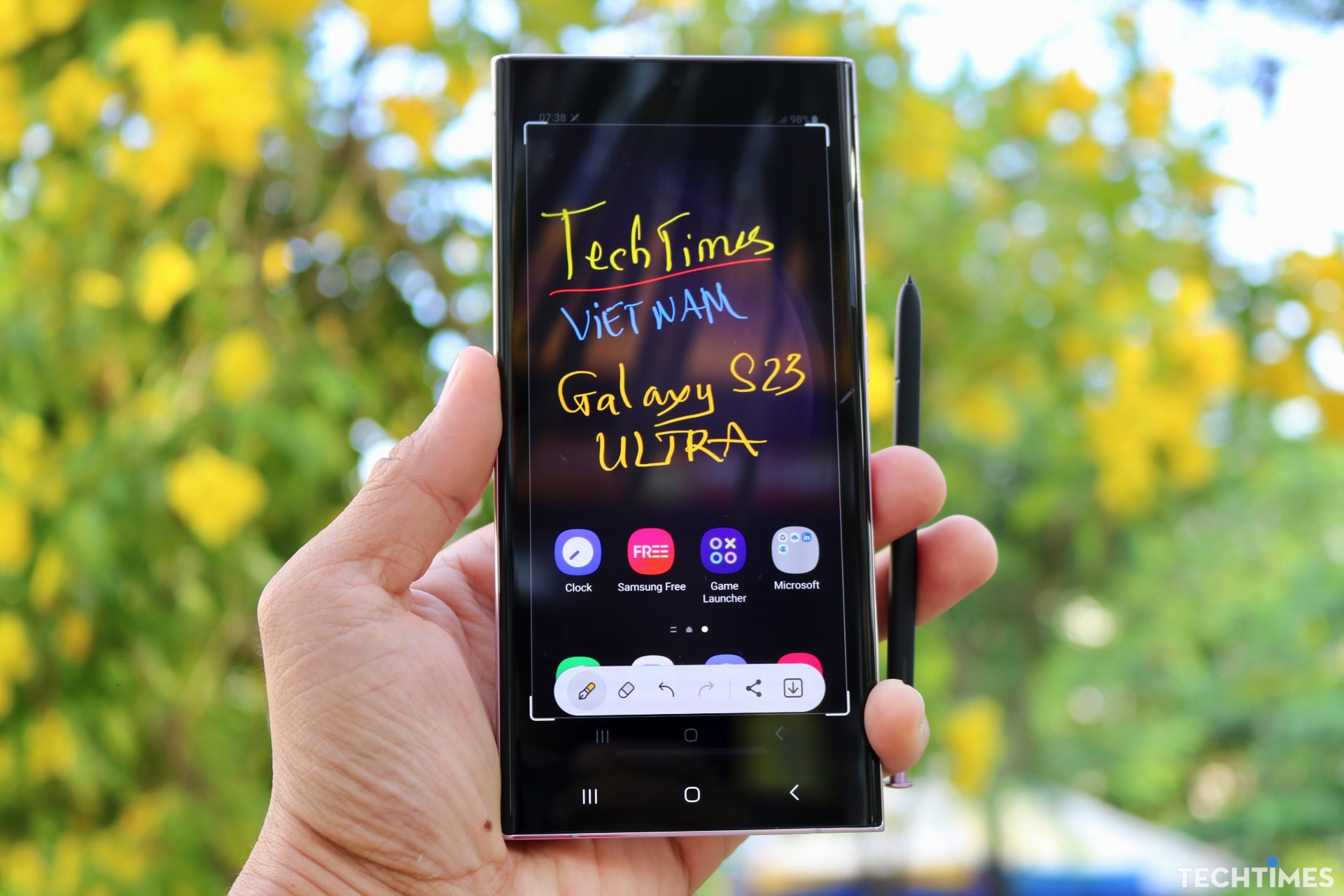 S Pen trên Galaxy S23 Ultra