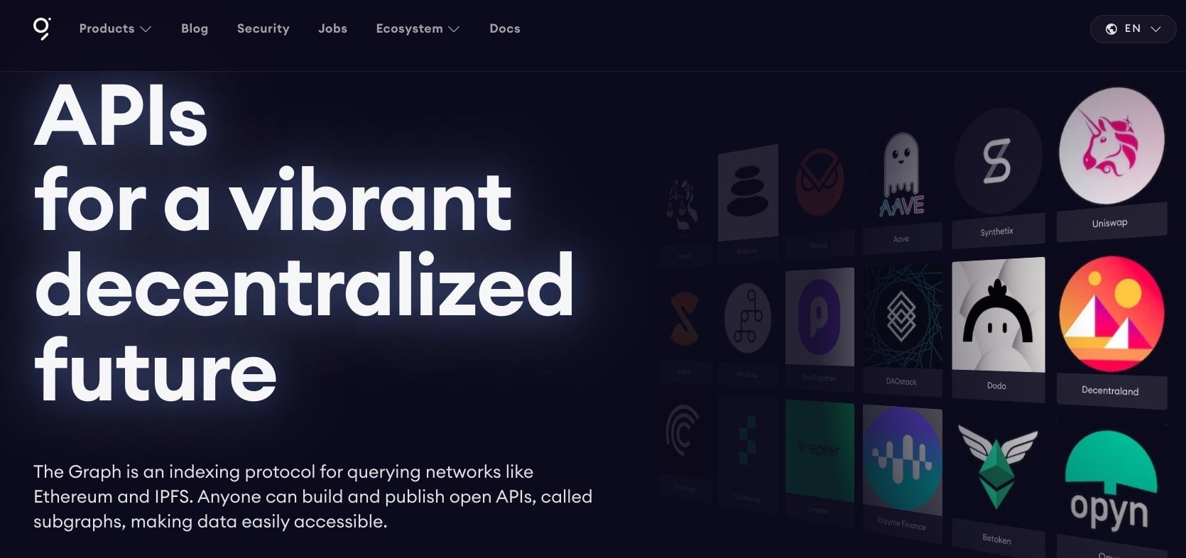 ảnh chụp màn hình của trang chủ trang web graph ai