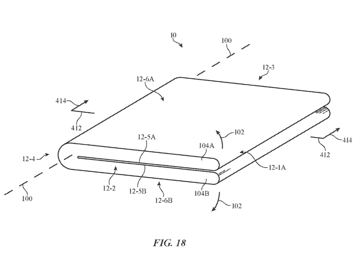 Lộ bằng sáng chế mới của Apple về iPhone gập có cảm ứng toàn thân máy