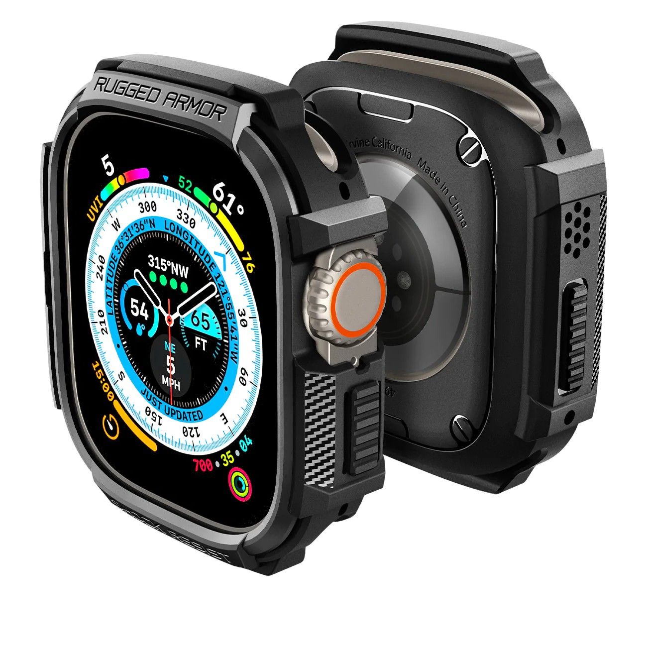 Spigen Rugged Armor cho Apple Watch Ultra (49mm)