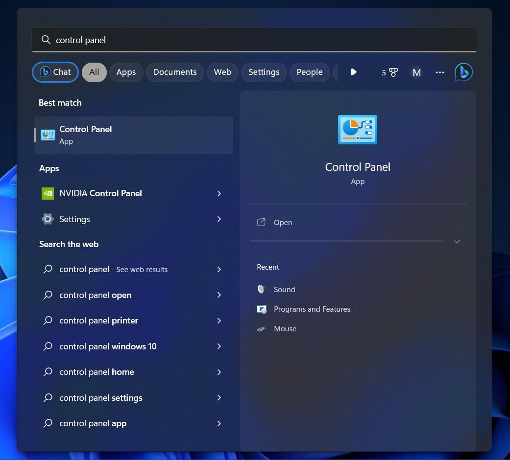 ảnh chụp màn hình menu bắt đầu của windows 