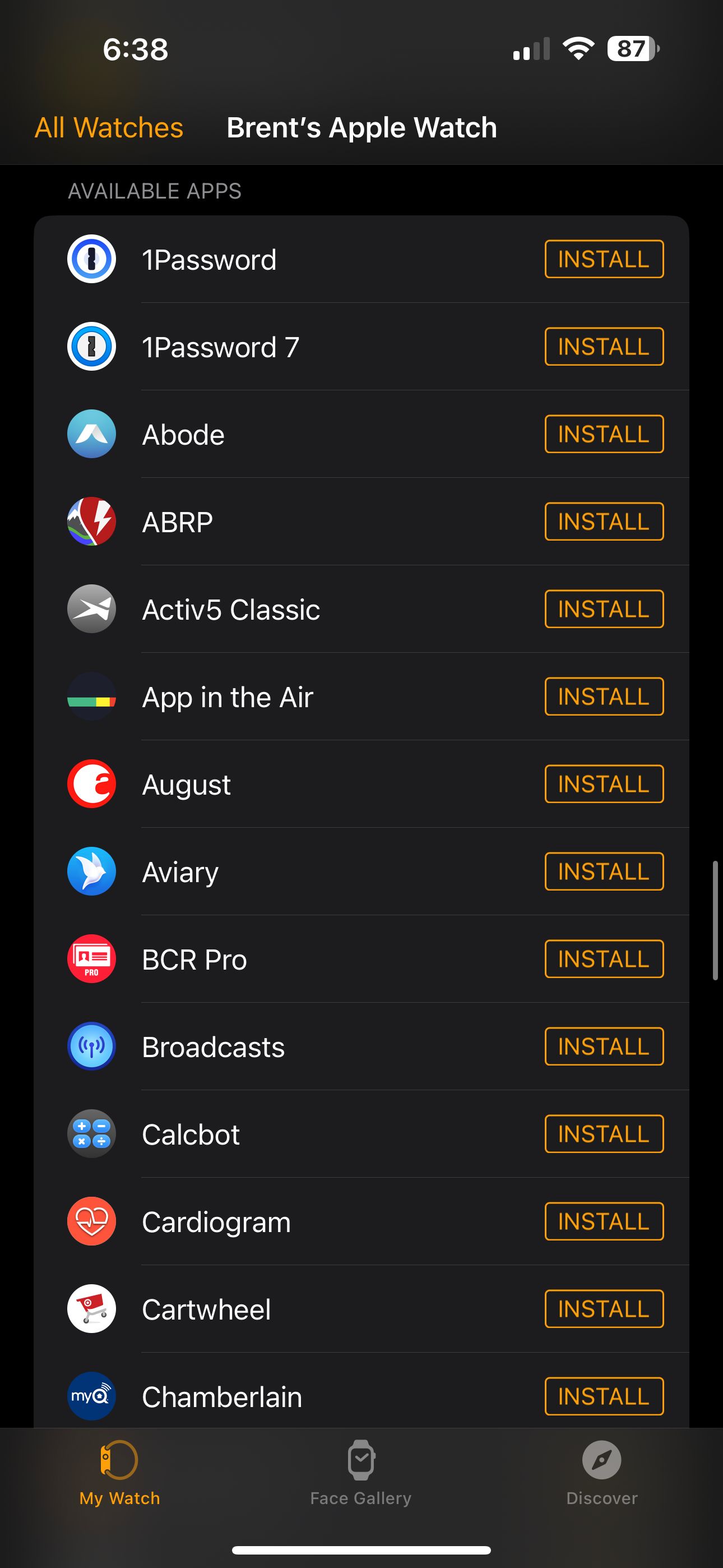 xem ứng dụng ứng dụng có sẵn 