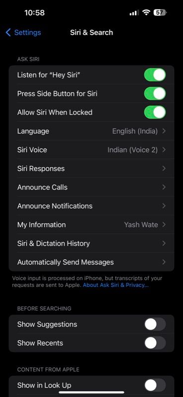 kích hoạt Siri trên iPhone