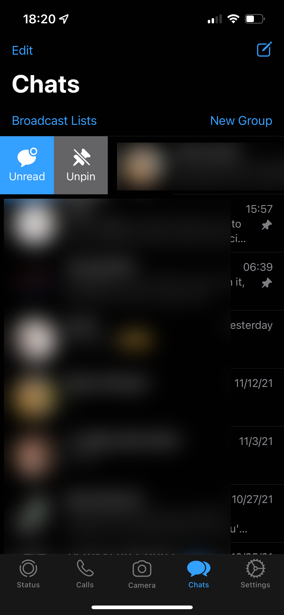 Trang chủ tin nhắn WhatsApp