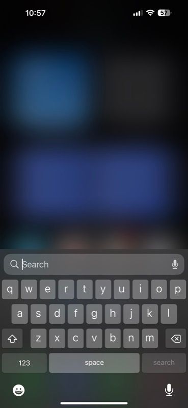 iPhone Spotlight Tìm kiếm