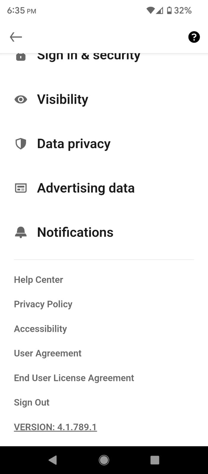 Ứng dụng LinkedIn cho Android Phiên bản mới hơn