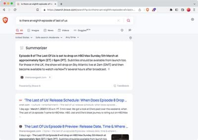 Công cụ tìm kiếm dũng cảm có được tùy chọn 'Trình tóm tắt' do AI cung cấp TechTimes Vietnam ví dụ dũng cảm cuối cùng của chúng ta