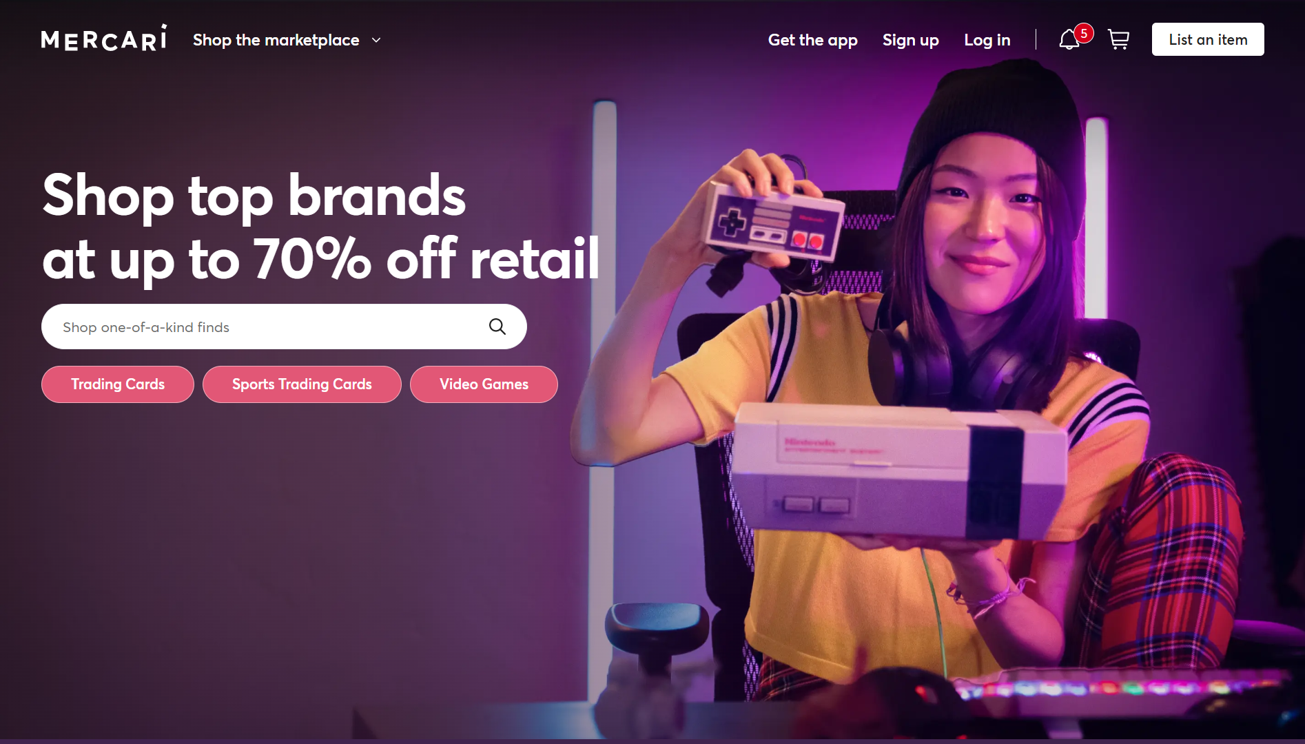 Trang chủ Mercari