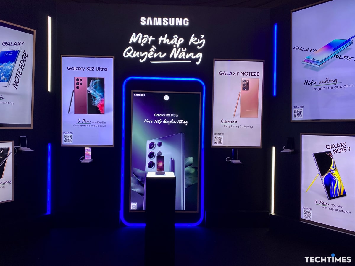 SPACE 23 - “Note Tiếp Quyền Năng”: Samsung tri ân người dùng Galaxy Note TechTimes Vietnam Không gian trưng bày các thế hệ thuộc dòng Galaxy Note