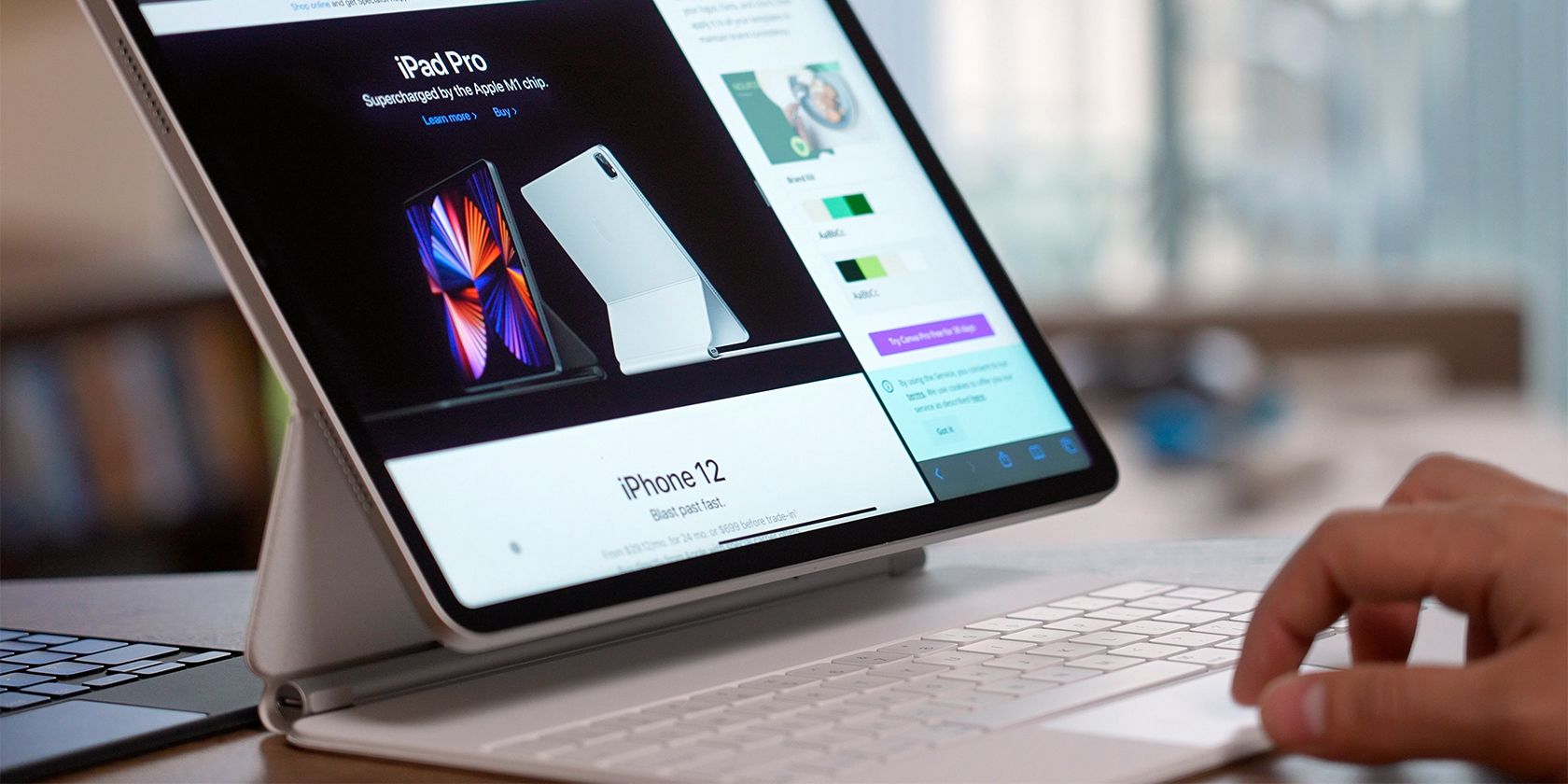 Bàn phím ma thuật cho iPad Pro và iPad Air 01
