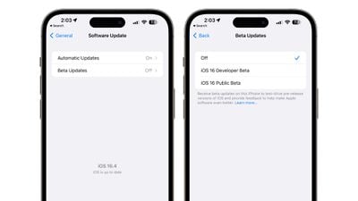 Beta updates ios 16 4