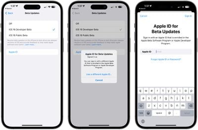iOS 16.4 sẽ cho phép bạn chỉ định ID Apple để sử dụng cho quyền truy cập Beta TechTimes Vietnam cập nhật apple id beta riêng biệt