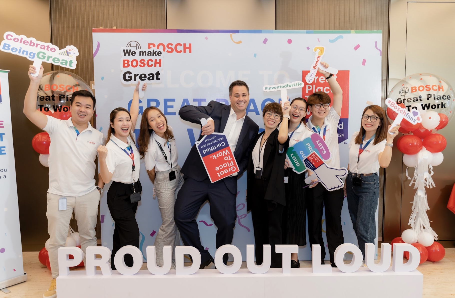 Bosch Việt Nam đạt chứng nhận “Great Place to Work” năm 2023