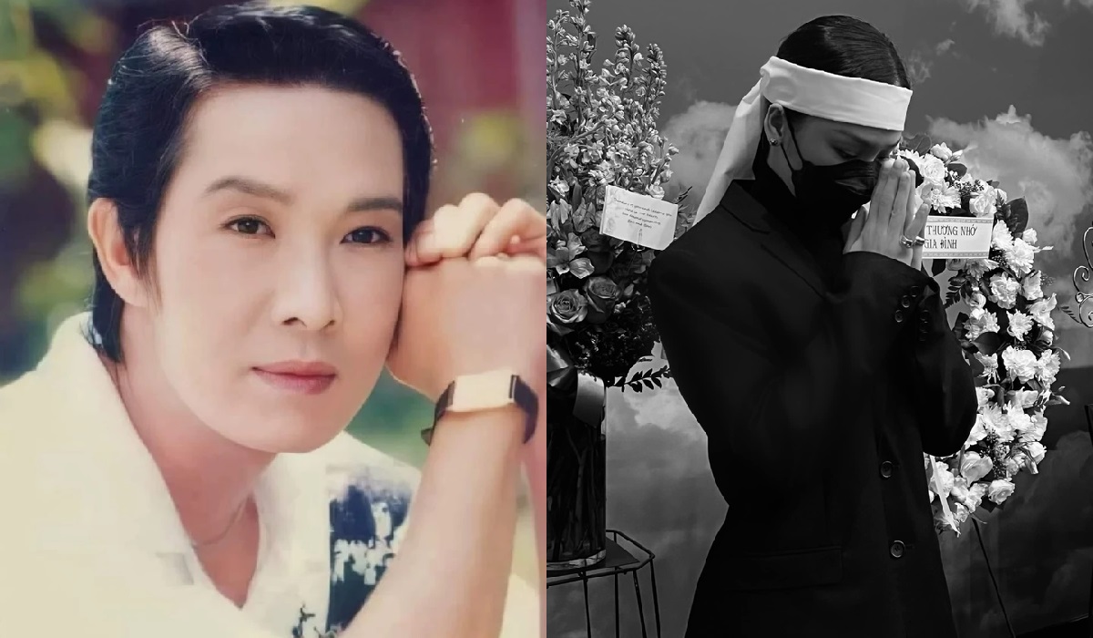 Mộ nghệ sĩ bị giẫm đạp sau đám tang NSƯT Vũ Linh;  Hình ảnh Miu Lê trong tang lễ của bố