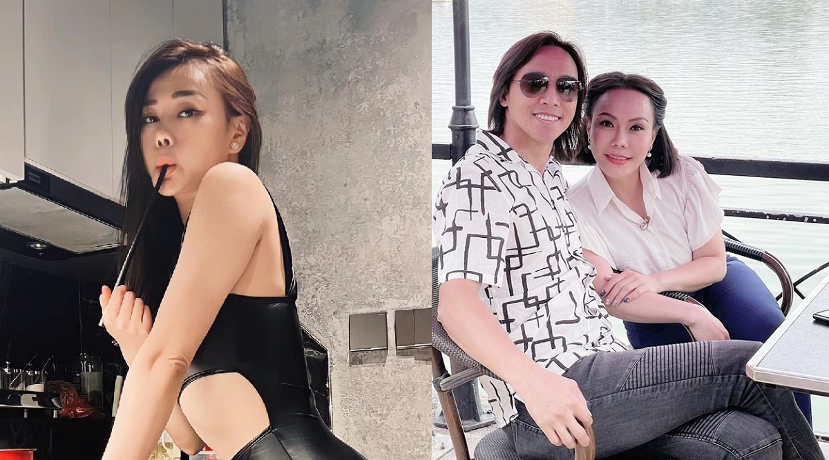 Phương Oanh mặc váy body gợi cảm vào bếp nấu ăn;  Hoài Phương bênh vực Việt Hương