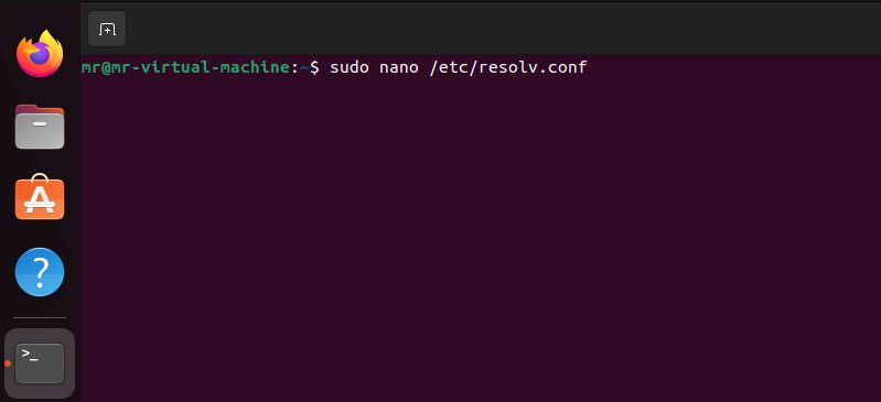 Lệnh đầu cuối để thay đổi DNS trong Ubuntu