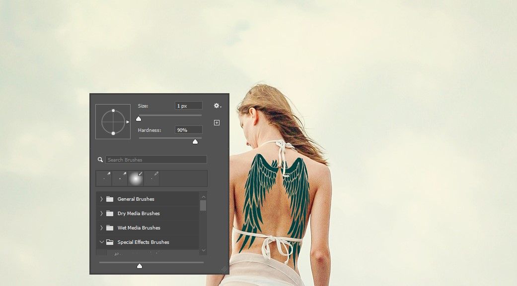 Xóa hình xăm bằng Photoshop