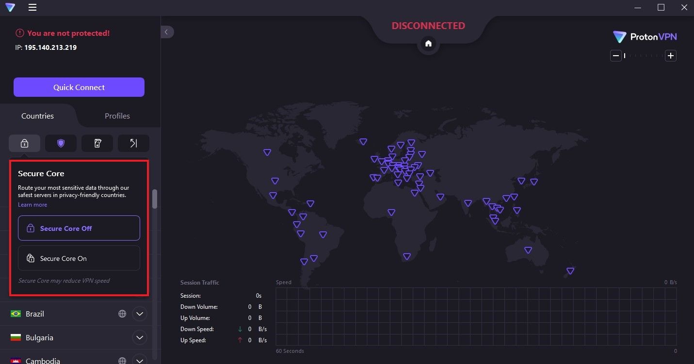 ngắt kết nối với máy chủ trên vpn