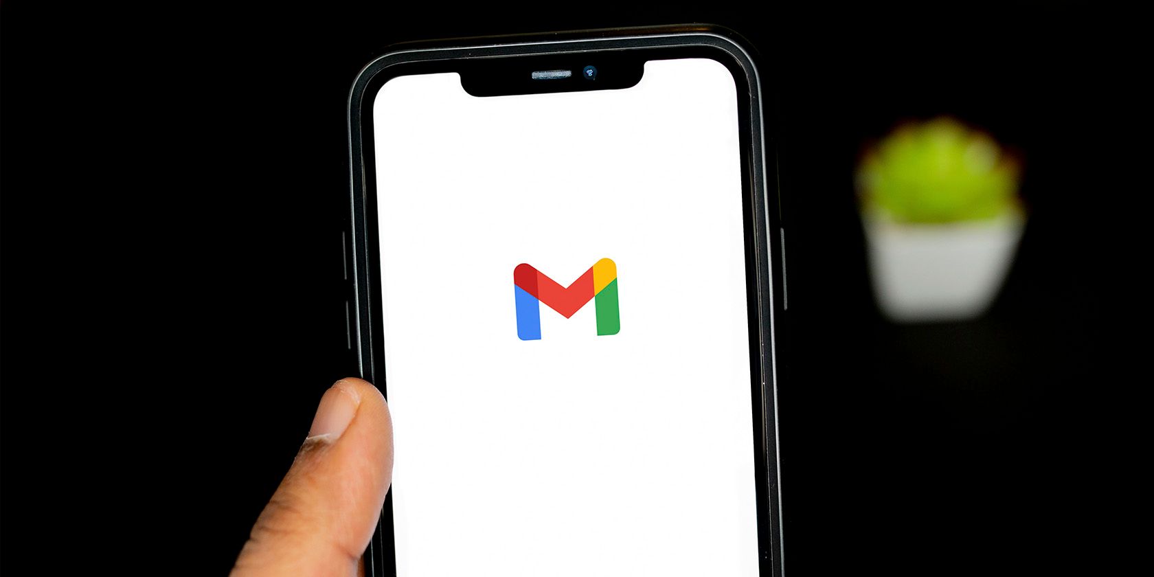 Smartphone Showing Gmail App