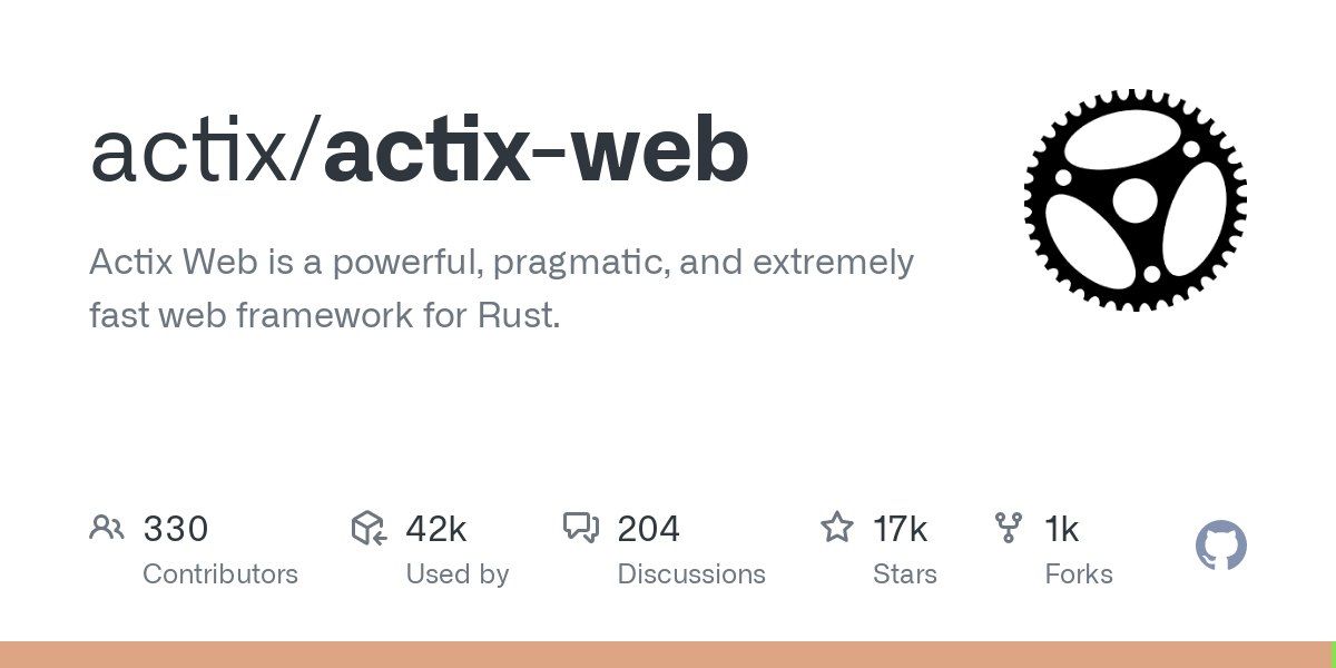 Xem trước URL Actix GitHub