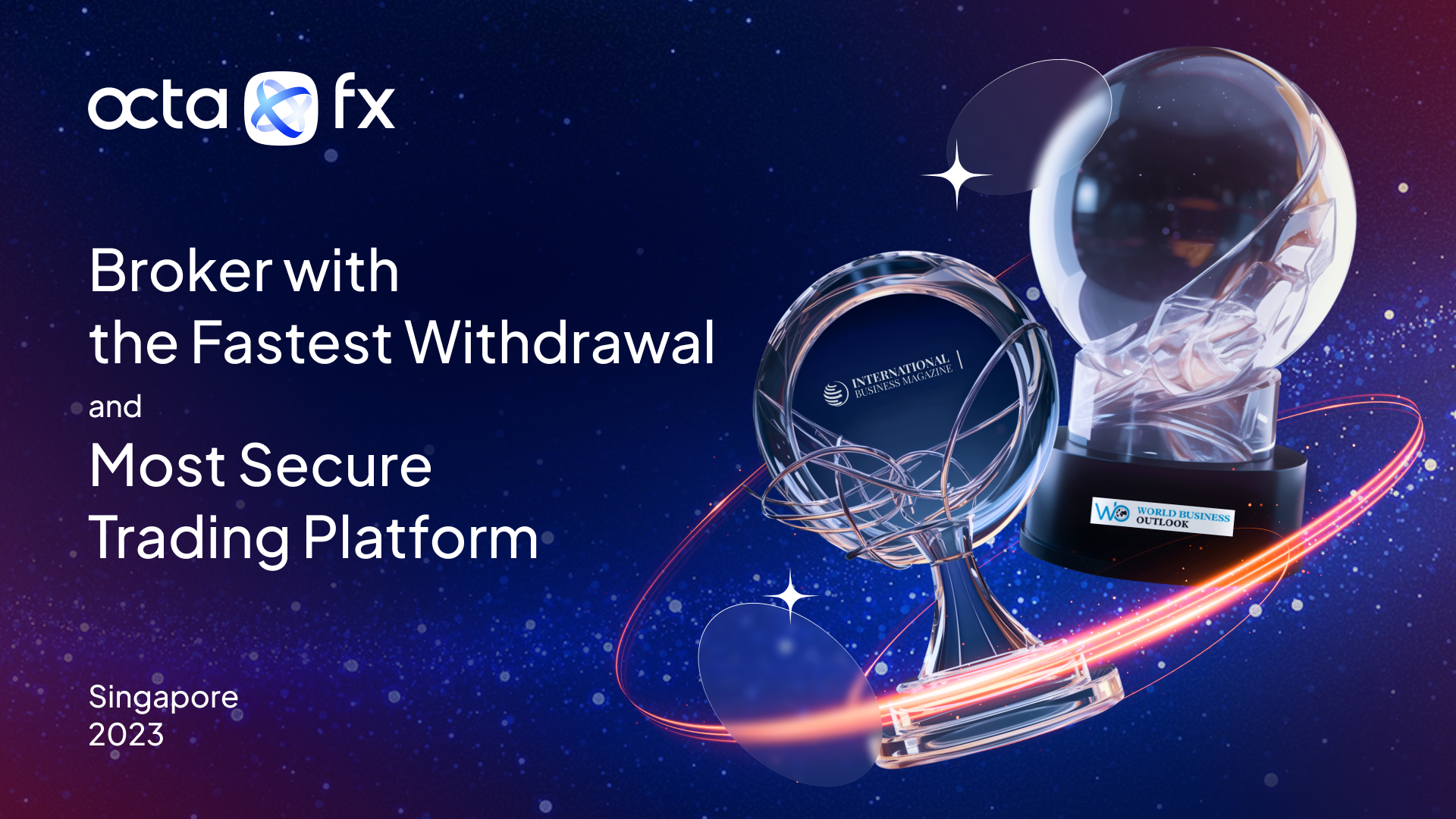 Công Ty OctaFX Tại Singapore Nhận Giải Thưởng Uy Tín Từ 2 Tạp Chí Tài Chính Đẳng Cấp Thế Giới