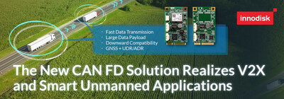 Công ty con Antzer Tech của Innodisk cho ra mắt giải pháp CAN FD mới dành cho các ứng dụng sản xuất thông minh 5G V2X và AIoT Công ty con Antzer Tech của Innodisk cho ra mắt giải pháp CAN FD mới dành cho các ứng dụng sản xuất thông minh 5G V2X và AIoT (PRNewsfoto/Innodisk Corporation)
