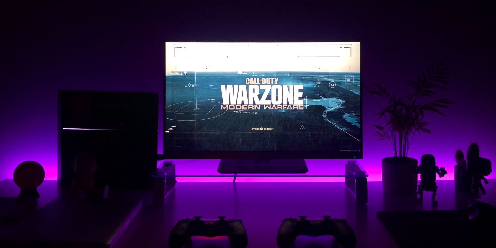 Screen showing call of duty home screen