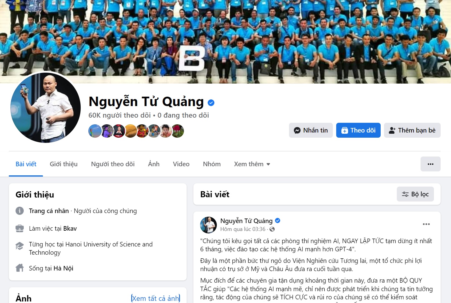 Ông Nguyễn Tử Quảng so sánh AI mạnh hơn ChatGPT như bom hạt nhân - Ảnh 1.