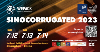 SinoCorrugated 2023 sẽ diễn ra tại Thượng Hải vào tháng 7 tới SinoCorrugated 2023 will take place in Shanghai from July 12-14