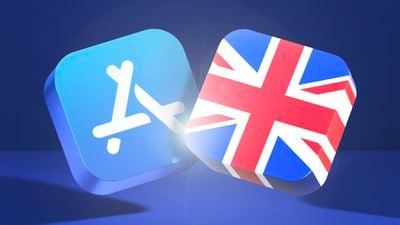 biểu ngữ màu xanh của cửa hàng ứng dụng uk đã được sửa
