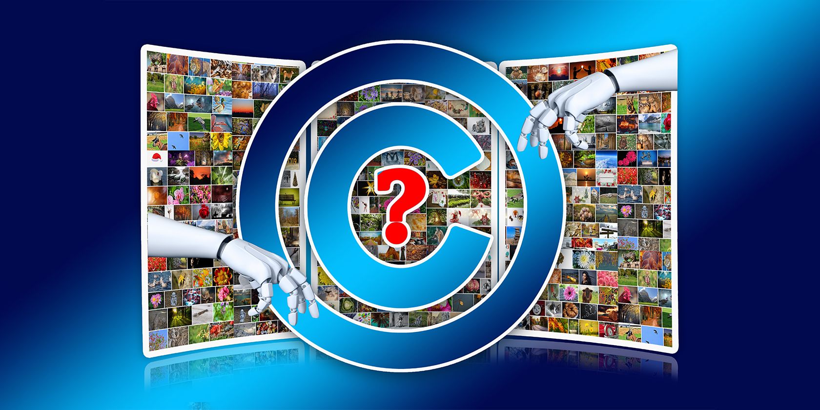 AI and copyright over images photo