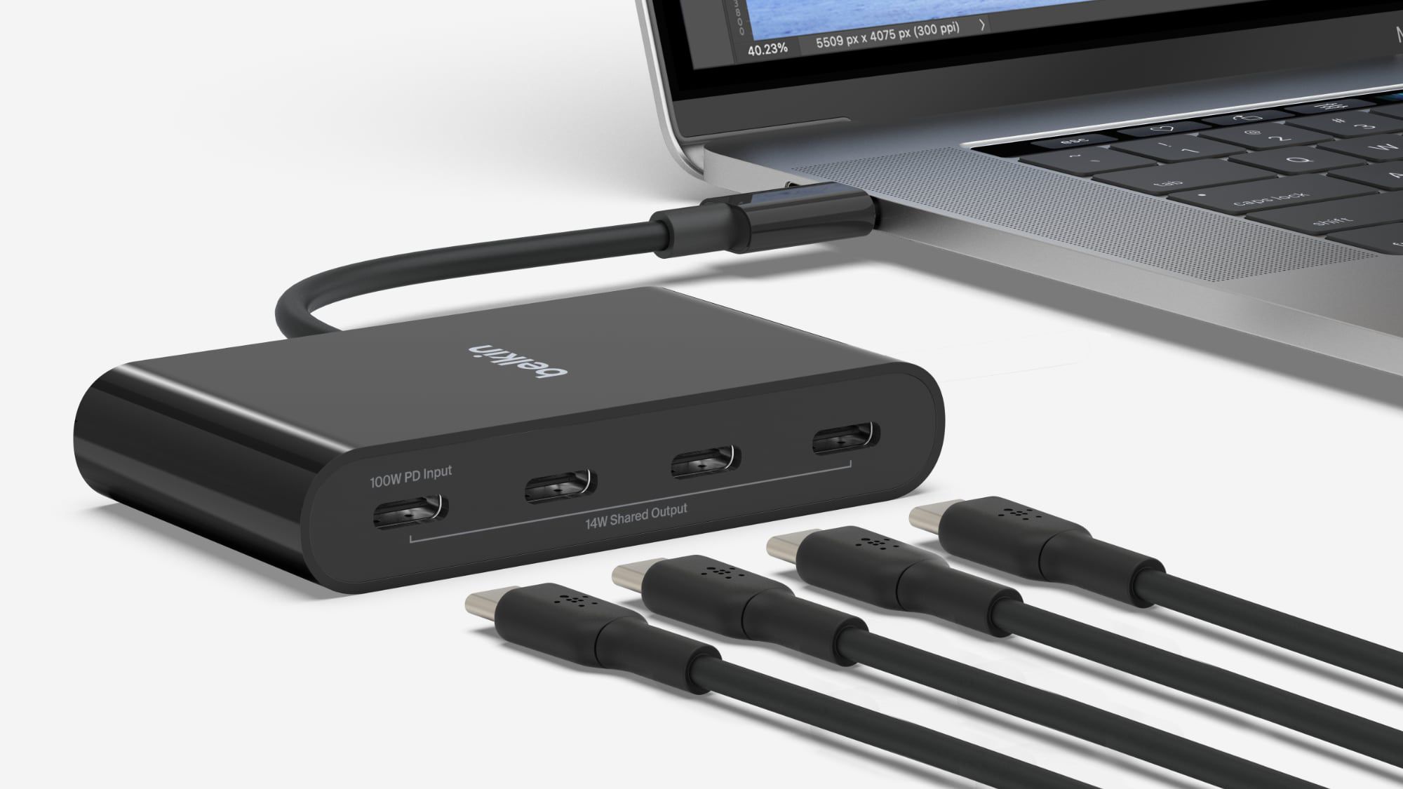 Belkin ra mắt Hub USB-C 4 cổng kết nối mới được làm từ nhựa tái chế sau tiêu dùng Belkin ra mắt Hub USB-C 4 cổng kết nối mới được làm từ nhựa tái chế sau tiêu dùng