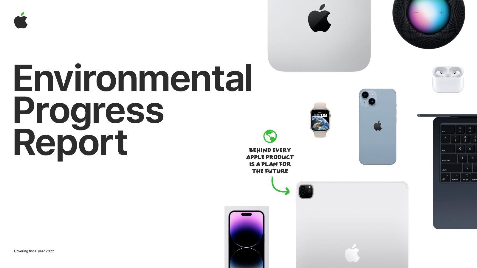 Apple chia sẻ Báo cáo tiến độ môi trường năm 2023 trước Ngày Trái đất Apple chia sẻ Báo cáo tiến độ môi trường năm 2023 trước Ngày Trái đất