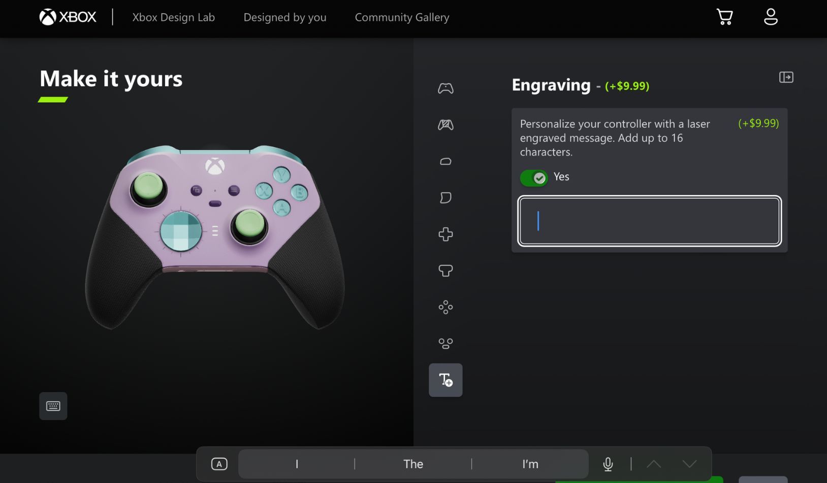 Phần khắc phòng thí nghiệm thiết kế Xbox
