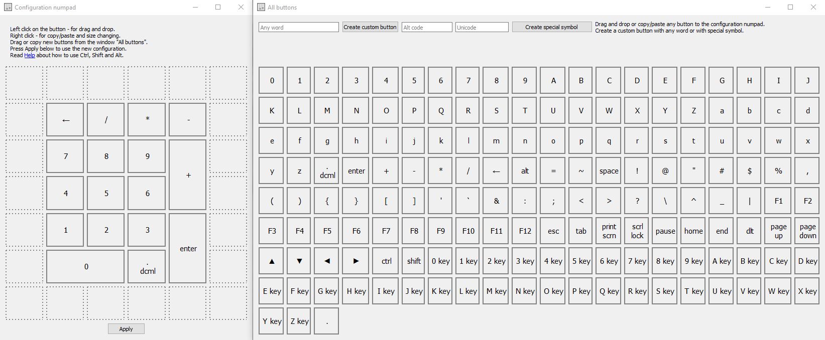 Cài đặt Trình giả lập Numpad