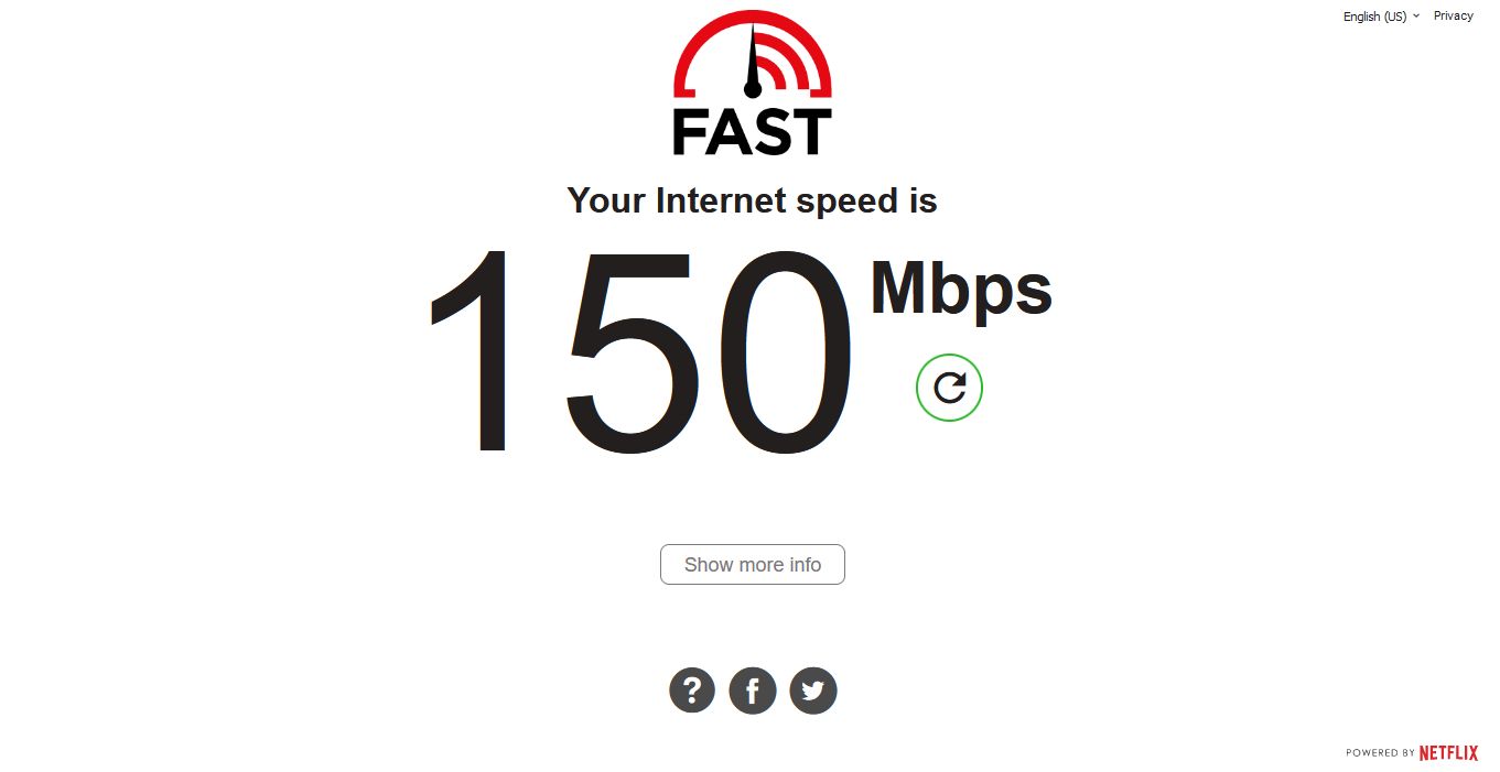 Kiểm tra tốc độ internet fast. Com