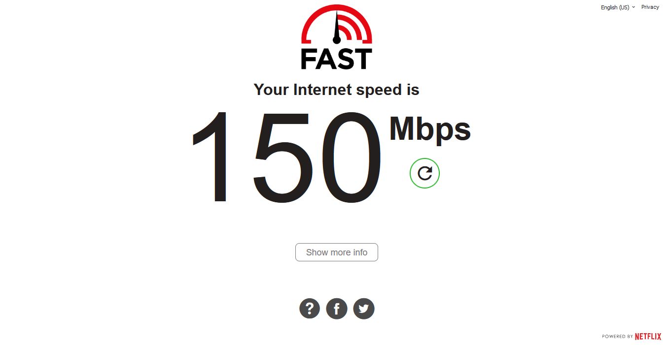 kiểm tra tốc độ internet fast.com